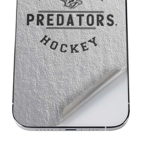 NHL Nashville Predators Black Text iPhone 12 Pro Max Skin